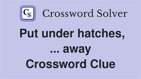 Put away for good Crossword Clue